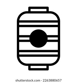 lantern icon duotune black style chinese new year illustration vector perfect. Icon sign from modern collection for web. Nice design perfect