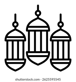 Laternen-Icon-Element für Design