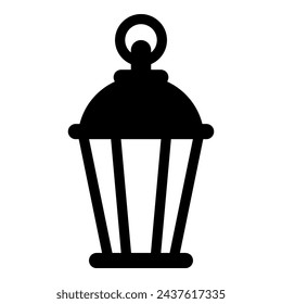Lantern icon isolated on white background