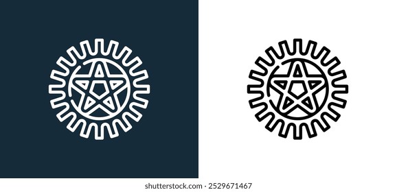 lantern icon isolated on white and black colors. lantern outline linear vector icon from mid autumn festival collection for mobile apps, web and ui.