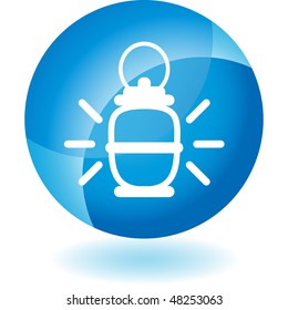 lantern icon isolated on a white background.