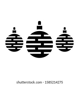 lantern icon isolated sign symbol vector illustration - high quality black style vector icons

