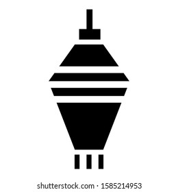 lantern icon isolated sign symbol vector illustration - high quality black style vector icons
