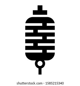 lantern icon isolated sign symbol vector illustration - high quality black style vector icons
