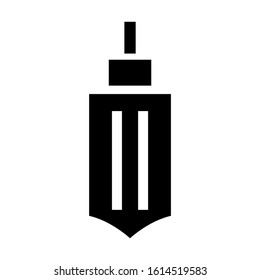 lantern icon isolated sign symbol vector illustration - high quality black style vector icons
