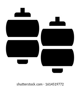 lantern icon isolated sign symbol vector illustration - high quality black style vector icons
