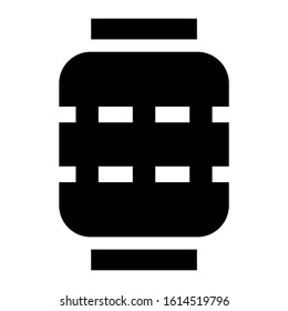 lantern icon isolated sign symbol vector illustration - high quality black style vector icons
