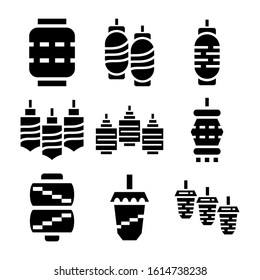 lantern icon isolated sign symbol vector illustration - Collection of high quality black style vector icons
