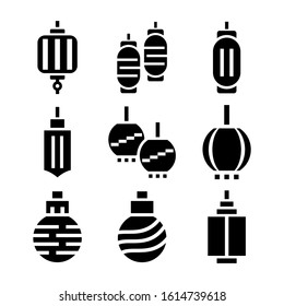 lantern icon isolated sign symbol vector illustration - Collection of high quality black style vector icons
