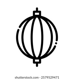 Lantern Icon in Line Style