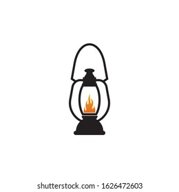 Lantern icon logo design vector template illustration