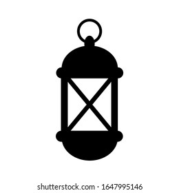 Lantern icon, logo isolated on white background