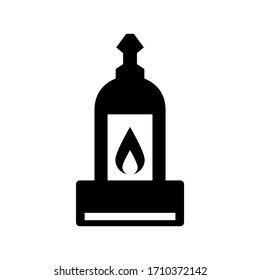 Laternensymbol oder Logo einzeln auf Zeichen Vektorillustration Illustration - hochwertige Vektorsymbole mit schwarzem Hintergrund
