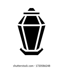 lantern icon or logo isolated sign symbol vector illustration - high quality black style vector icons
