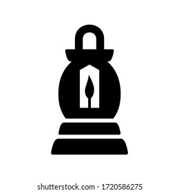 lantern icon or logo isolated sign symbol vector illustration - high quality black style vector icons
