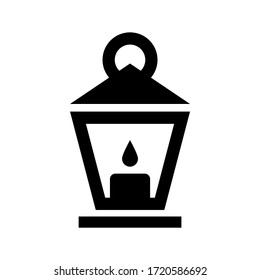 lantern icon or logo isolated sign symbol vector illustration - high quality black style vector icons
