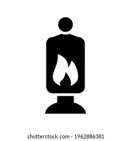 lantern icon or logo isolated sign symbol vector illustration - high quality black style vector icons
