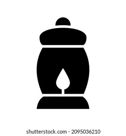 lantern icon or logo isolated sign symbol vector illustration - high quality black style vector icons
