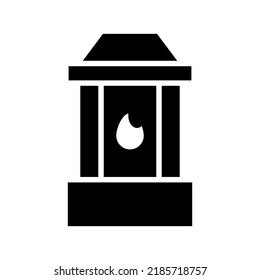 lantern icon or logo isolated sign symbol vector illustration - high quality black style vector icons
