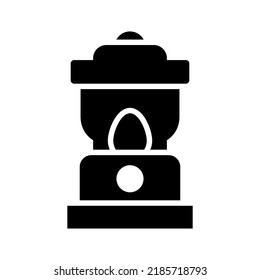 lantern icon or logo isolated sign symbol vector illustration - high quality black style vector icons
