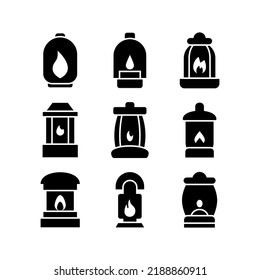 lantern icon or logo isolated sign symbol vector illustration - Collection of high quality black style vector icons
