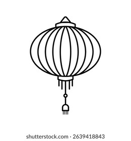 Lantern icon on white background
