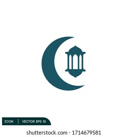 icono del farol Ilustración del diseño del Ramadán vectoriales 10