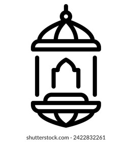 Lantern Icon Ramadan, for infographic, web, app, etc