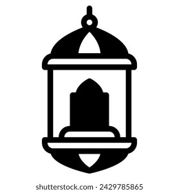 Laterne Icon Ramadan, für Infografik, Web, App, etc