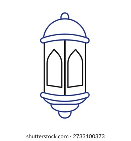 Lantern icon. Ramadan. Lanterns for Muslims. Islam, holy month, Arabic. outline design style.