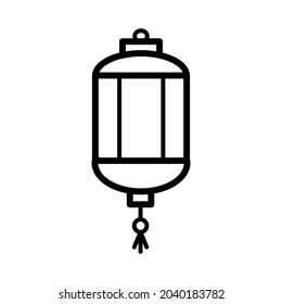 Lantern icon Royalty free vector design   illustration