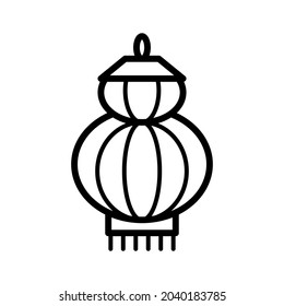 Lantern icon Royalty free vector design   illustration