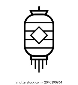 Lantern icon Royalty free vector design illustration