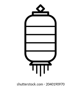 Lantern icon Royalty free vector design illustration