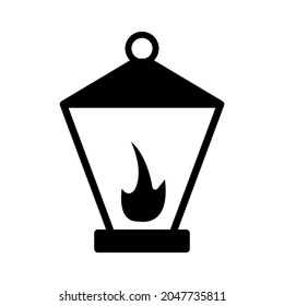 Lantern icon royalty free vector design illustration