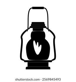 lantern icon, simple flat style, illustration, logo sign symbol pictogram template, for ui or ux isolated on white for mobile app, editable