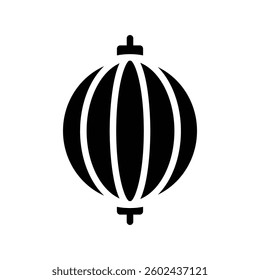 Lantern Icon in Solid Style