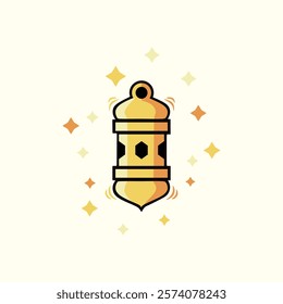 lantern icon with star decoration