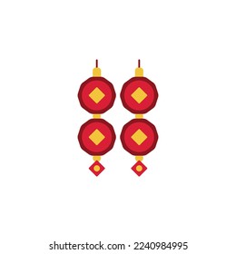 the lantern icon is suitable for your web, apk or project with a chinese new year theme