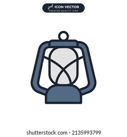 lantern icon symbol template for graphic and web design collection logo vector illustration