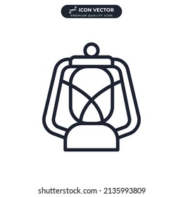 lantern icon symbol template for graphic and web design collection logo vector illustration