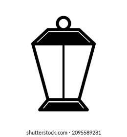 Laternensymbol auf trendiger Vektordesign-Illustration 