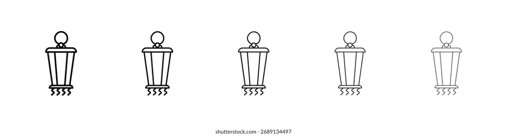 Lantern icon Vector Art Illustration