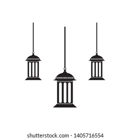 Lantern icon vector design template 