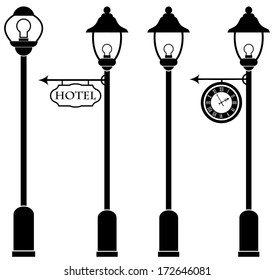 Lantern. Icon. Vector Illustration
