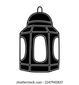 Lantern icon vector illustration. Lantern icon logo