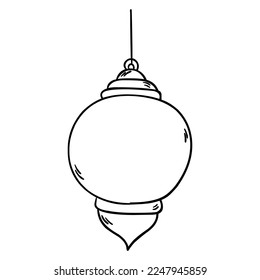 Lantern icon vector illustration. Lantern icon logo