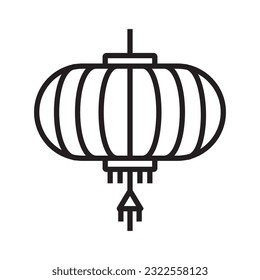 lantern icon vector illustration logo deisgn