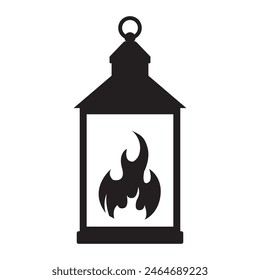 lantern icon vector illustration logo design