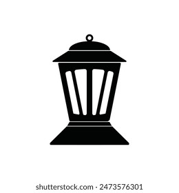 Lantern icon vector illustration logo design